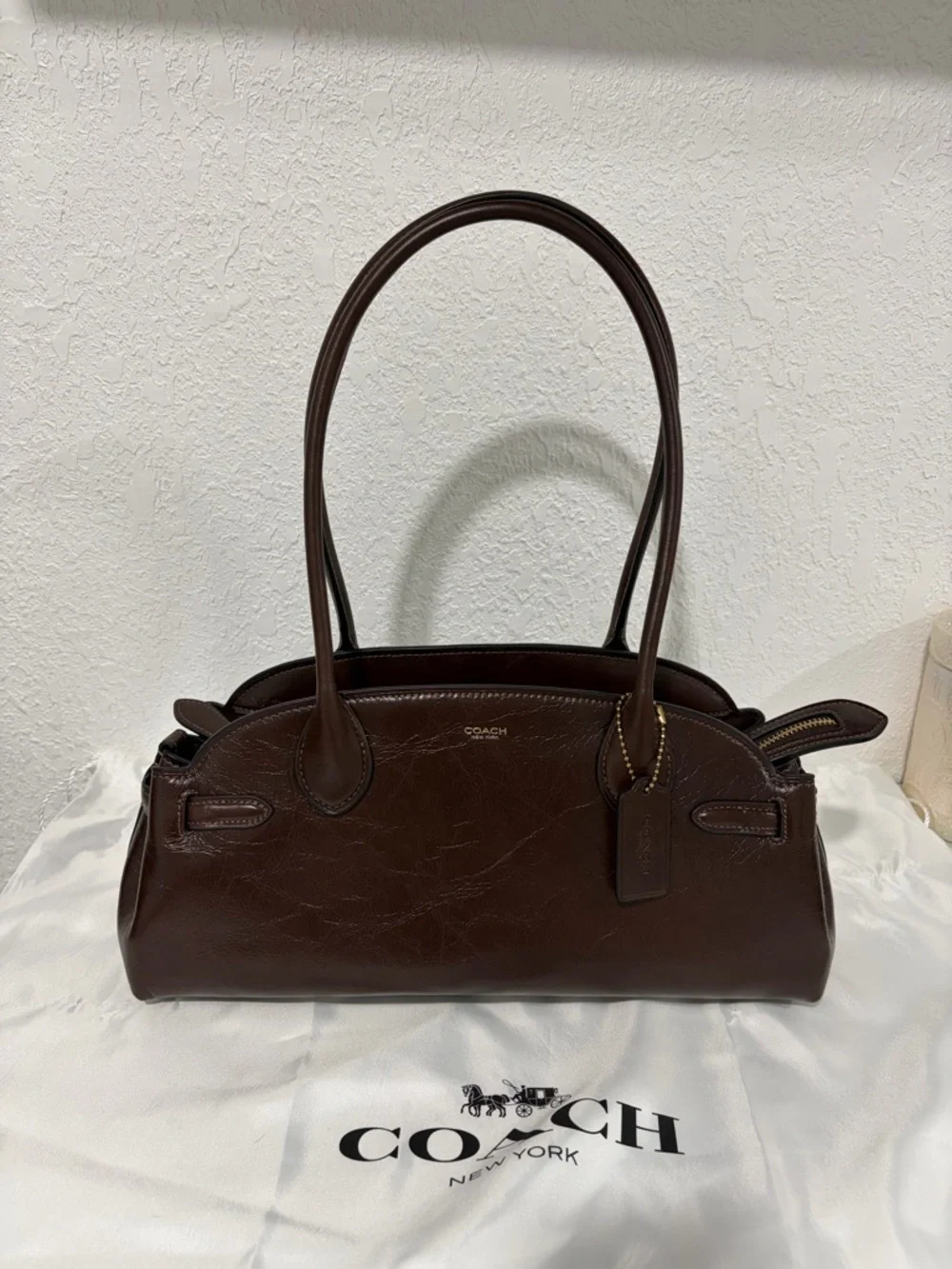 Coach Empire Carryall Bag 34🤎👜 - Picture 1 of 8